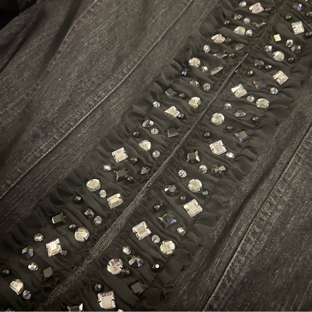 Ruby Rd Black Sparkly Jacket - image 3